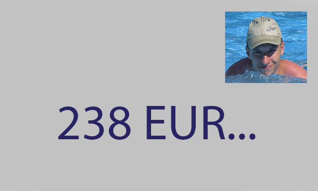 Ar užtenka žmogui 238 EUR?